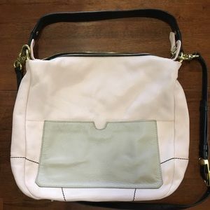 Beautiful blush leather handbag 👜